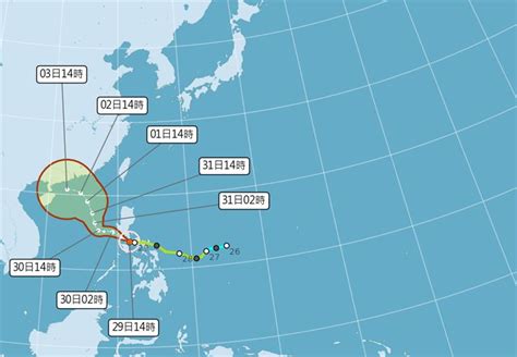 奈格颱風最新路徑！氣象局曝侵台關鍵 一圖看各地降雨趨勢 金門go資訊網