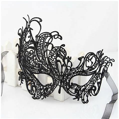 20pcs Masquerade Masque Sexy Eye Party Masks Halloween Black Lace Mask