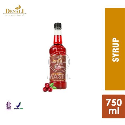 Jual Syrup Cranberry Denali Sirup Cranberry Botol Plastik Ml