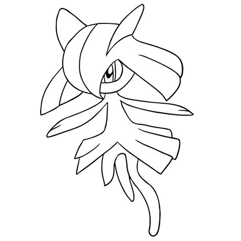 Disegno Kirlia Dei Pokémon Di Terza Generazione Da Colorare