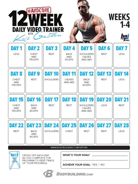 Gethin 12 Week Calendar Soft Tissue Elbow