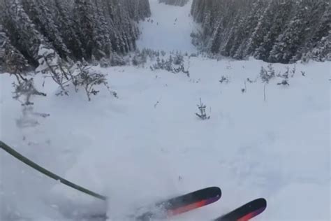 Skier Puts Pedal To The Metal On America S Steepest Inbounds Trail