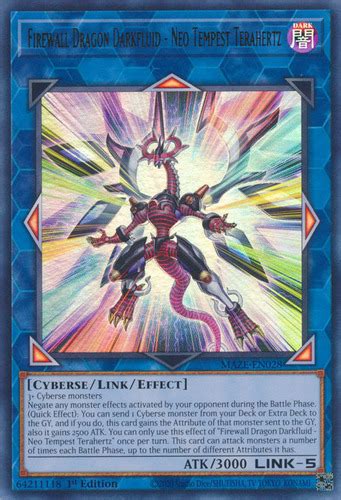 Firewall Dragon Darkfluid Neo Tempest Terahertz Yugioh Top Decks