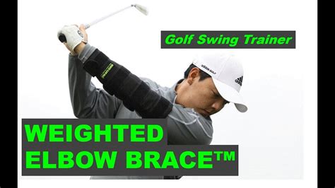 Keep The Left Arm Straight And Make A Full Shoulder Turn In Golf With Weighted Elbow Brace Youtube