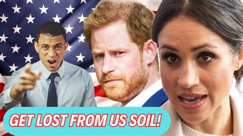 Get Lost From Us Soil Furious American Protest Against Meghan After