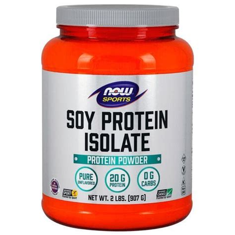 Now Foods Soy Protein Isolate Natural Unflavored Lbs Pwdr Swanson