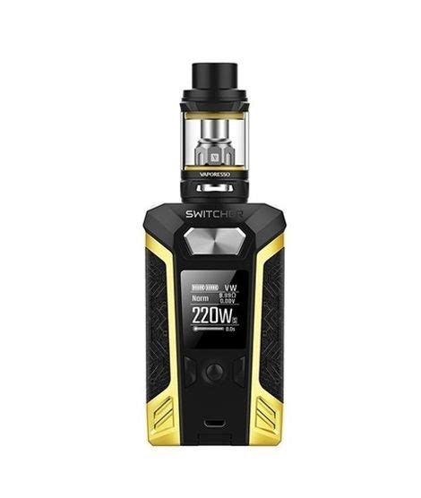 Vaporesso 220W Vape Kit With NRG Tank 5ml Yellow Price In Pakistan