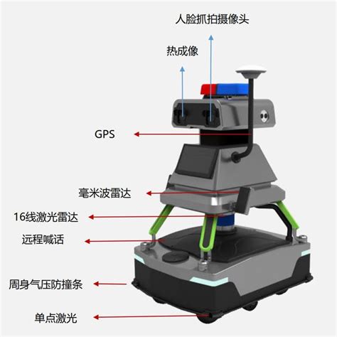 室内巡逻机器人智能安保安防巡检机器人自动巡逻高清监控快速识别服务机器人迎宾机器人产品中国agv网