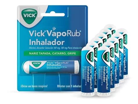 Pack X Unidades De Inhaladores Vick Vaporub Para La Gripe Env O Gratis