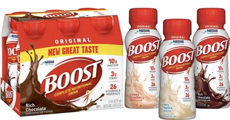 Boost Nutritional Drink 6-Pk ONLY $3.49 at Walgreens (Reg $8.99 ...