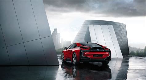 La BMW i8 Protonic Red 2017 simpose au Salon de Montréal Luxury