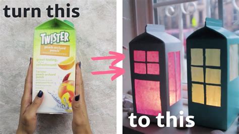 Make A Lighthouse From A Milk Carton YouTube