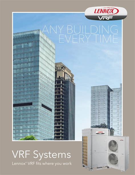 PDF ANY BUILDING EVERY TIME Every Lennox VRF System Includes Smart