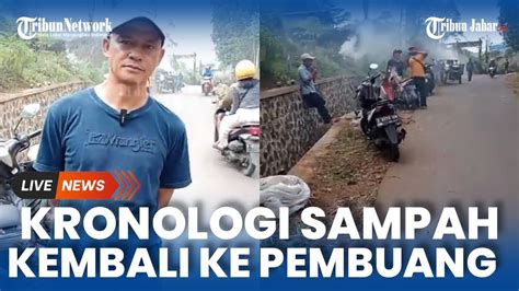 Kronologi Warga Di Tanjungsari Sumedang Kembalikan Sampah Ke Pembuang