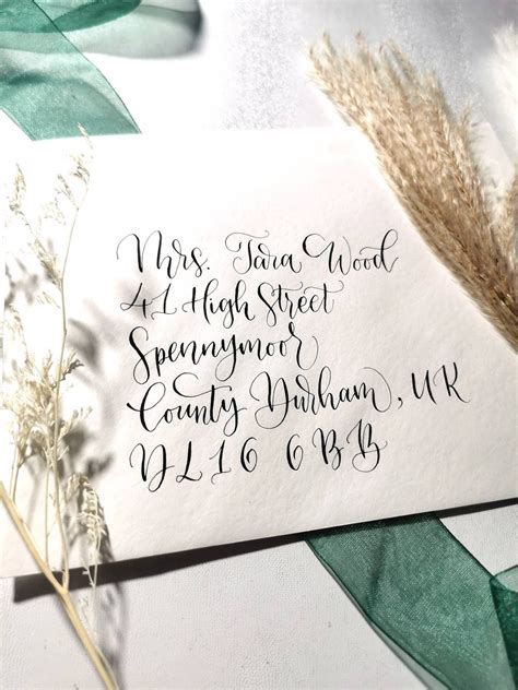 Custom Envelope Hand Addressed Letters Modern Calligraphy Etsy