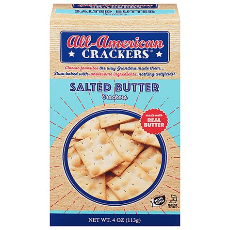 All-American Crackers Crackers, Salted Butter 4 oz | Buehler's