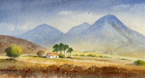 David Bellamy Painting Rough Ground In Watercolour Bellamys Bivouac