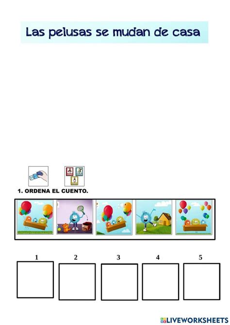 Las Pelusas Se Mudan De Casa Worksheet Manualidades Educativas