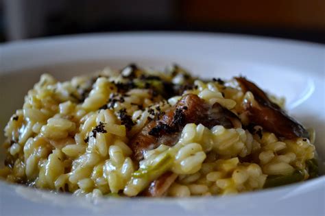 Risotto Con Setas Y Trufa