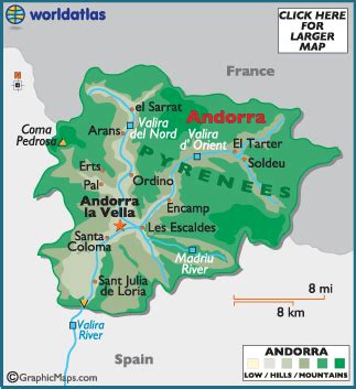 Andorra Map Geography Of Andorra Map Of Andorra Worldatlas