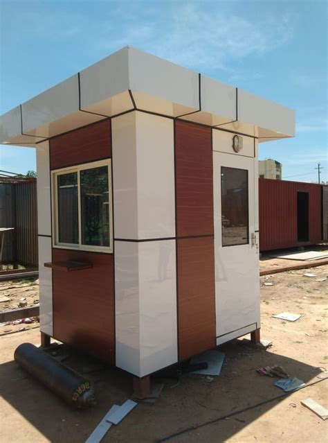 Rectangular Acp Portable Security Cabins For Guard Room At Rs