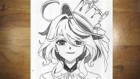 How To Draw Furina From Genshin Impact By Anime Drawing Medium