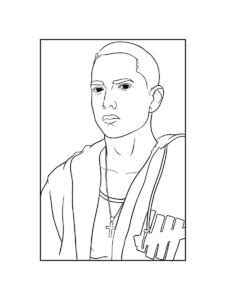 Eminem coloring pages - SeaColoring