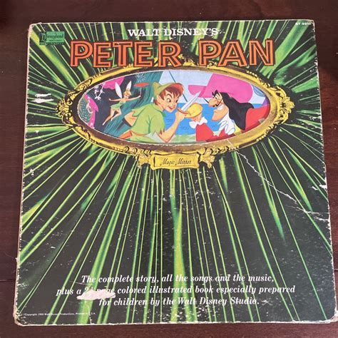 Walt Disney Peter Pan Lp St Magic Mirror Disneyland St Ebay