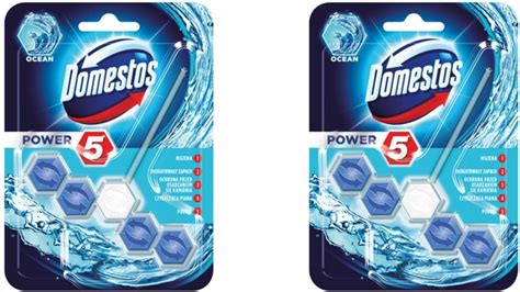 Domestos Zestaw 2x Power 5 Blue Water Ocean 53g Opinie I Atrakcyjne Ceny Na Ceneopl