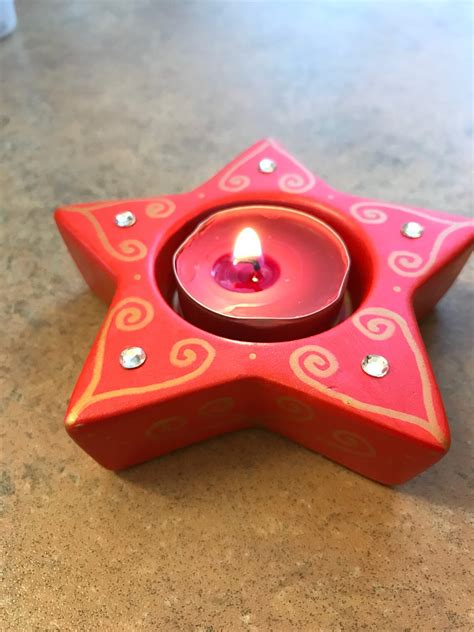 Star Tealight Holder Etsy