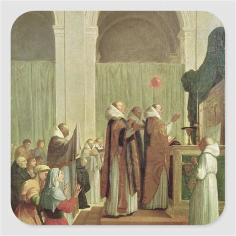 The Mass of St. Martin of Tours, 1654 Square Sticker | Zazzle | Martin of tours, Sacred art, St ...