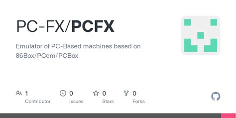 GitHub - PC-FX/PCFX: Emulator of PC-Based machines based on 86Box/PCem/PCBox