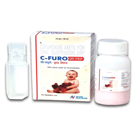 C Furo Infection Dry Syrup 125 Mg Price From Rs 75 95 Unit Onwards