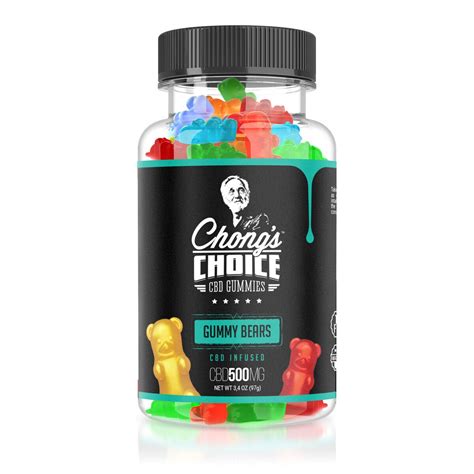 Chong S Choice Cbd Infused Gummy Bears Broad Spectrum Thc Free