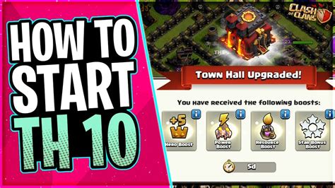 Th Upgrade Guide How To Start Town Hall In Clash Of Clans Youtube