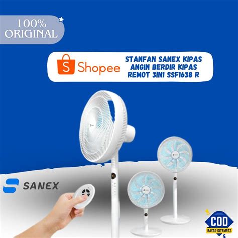 Jual Kipas Stanfan Sanex Kipas Viral Kipas 9 Kecepatan Ssf1638 R Kipas