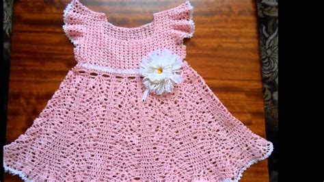 Faciles vestidos a crochet para niñas YouTube