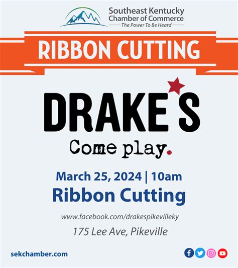 Drakes Ribbon Cutting Grand Opening Visit Pikeville