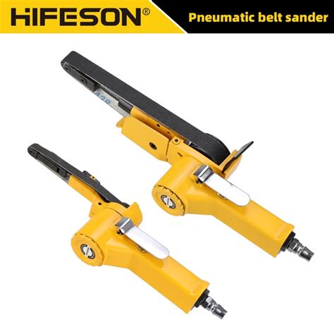 Hifeson Mm Mm Air Belt Grinder Pneumatic Belt Sander Air Angle