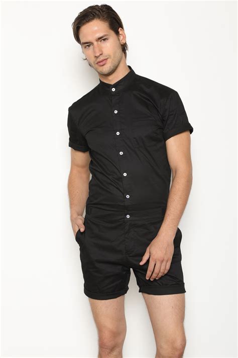 The Original Male Romper In Black Mens Fashion Casual Mens Fashion