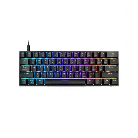 Fantech MAXFIT61 MK857 RGB Mechanical Keyboard Price In BD Black RYANS