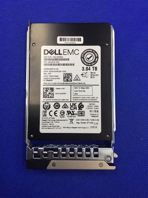 04KPKF Dell 3 84TB 12GBPS SAS READ INTENSIVE 512E 2 5in SSD 4KPKF