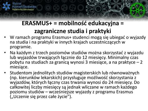 Ppt Erasmus Edycja Spotkanie Informacyjne Marca