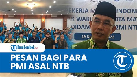 Pelepasan Pmi Ke Malaysia Wakil Wali Kota Mataram Berpesan Agar