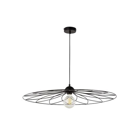 Edit Lighting Edit Floral Large Single Light Ceiling Pendant In Black