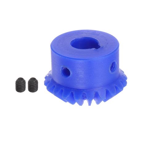 Uxcell Modulus Teeth Mm Inner Hole Plastic Tapered Bevel Gear