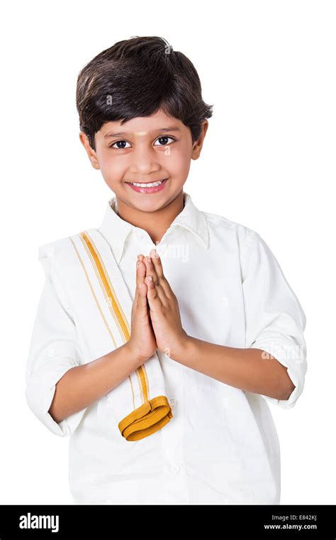 South Indian child Welcome Stock Photo: 73848646 - Alamy