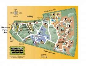 Honolulu Zoo DF Site Map – Hawaii Forest Institute