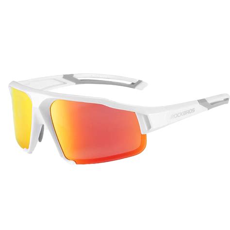 White Polarized Sunglasses Eyewear Rockbros