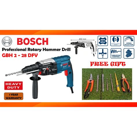 bosch gbh   dfv professional rotary hammer drill  original